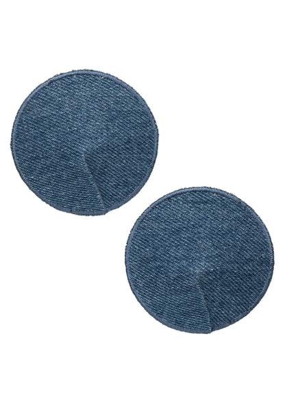 Bestel: Ride 'em Premium Denim Collection Round Pasties by CalExotics - bij Happytoys: de erotische sex webshop | liever Happy dan Easy ⭐⭐⭐⭐⭐ - Default Title - 14640 - BLUE