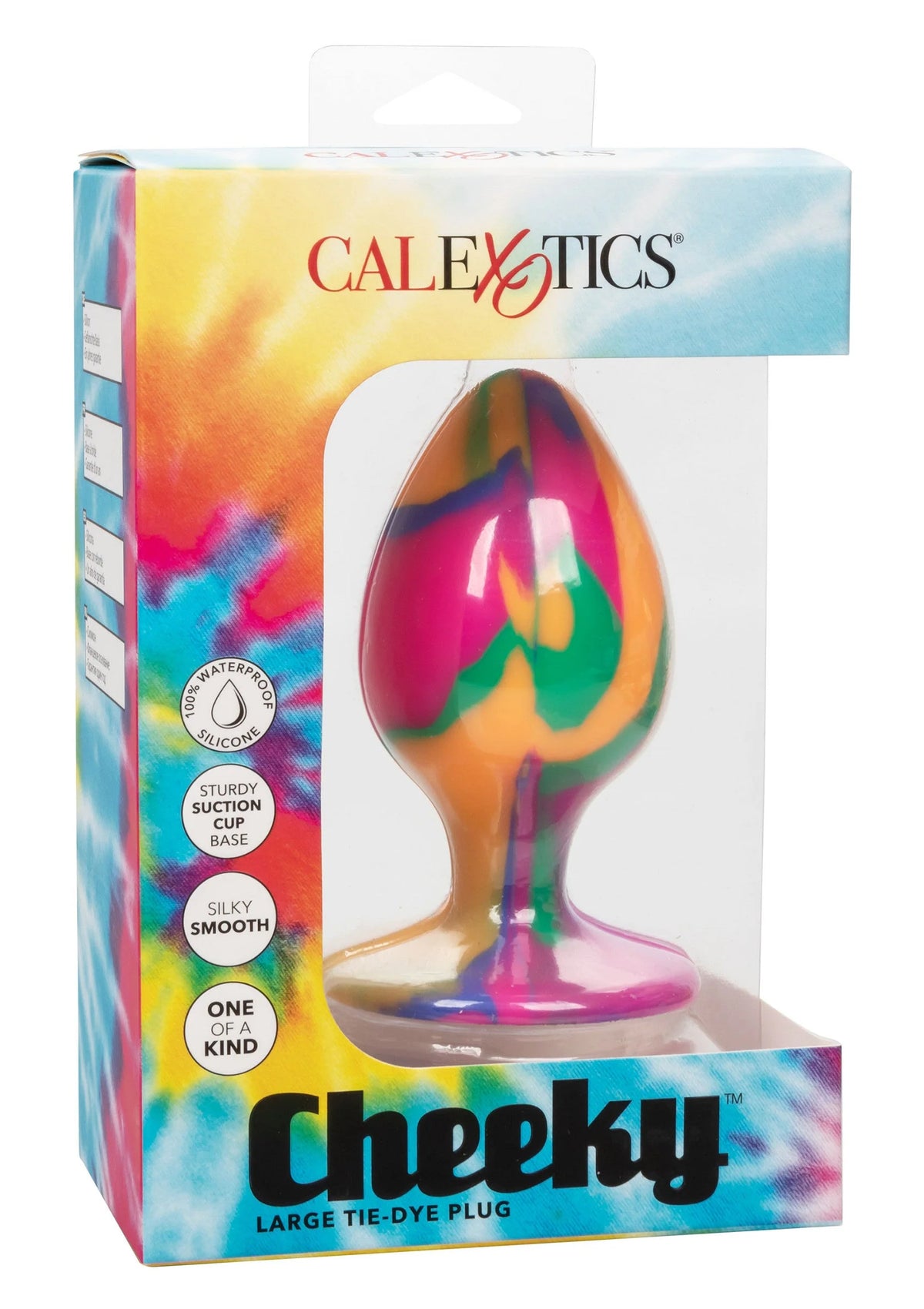 Bestel: Cheeky Large Tie - Dye Plug - bij Happytoys: de erotische sex webshop | liever Happy dan Easy ⭐⭐⭐⭐⭐