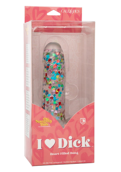 Bestel: Naughty Bits I Love Dick Heart - filled Dong by CalExotics - bij Happytoys: de erotische sex webshop | liever Happy dan Easy ⭐⭐⭐⭐⭐