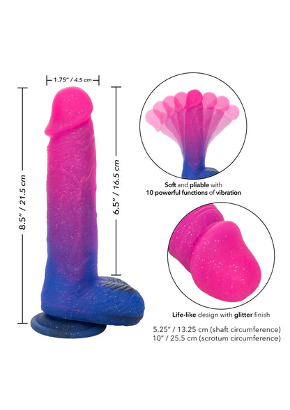 Bestel: Naughty Bits Ombré Hombre XL Vibrating Dildo by CalExotics - bij Happytoys: de erotische sex webshop | liever Happy dan Easy ⭐⭐⭐⭐⭐