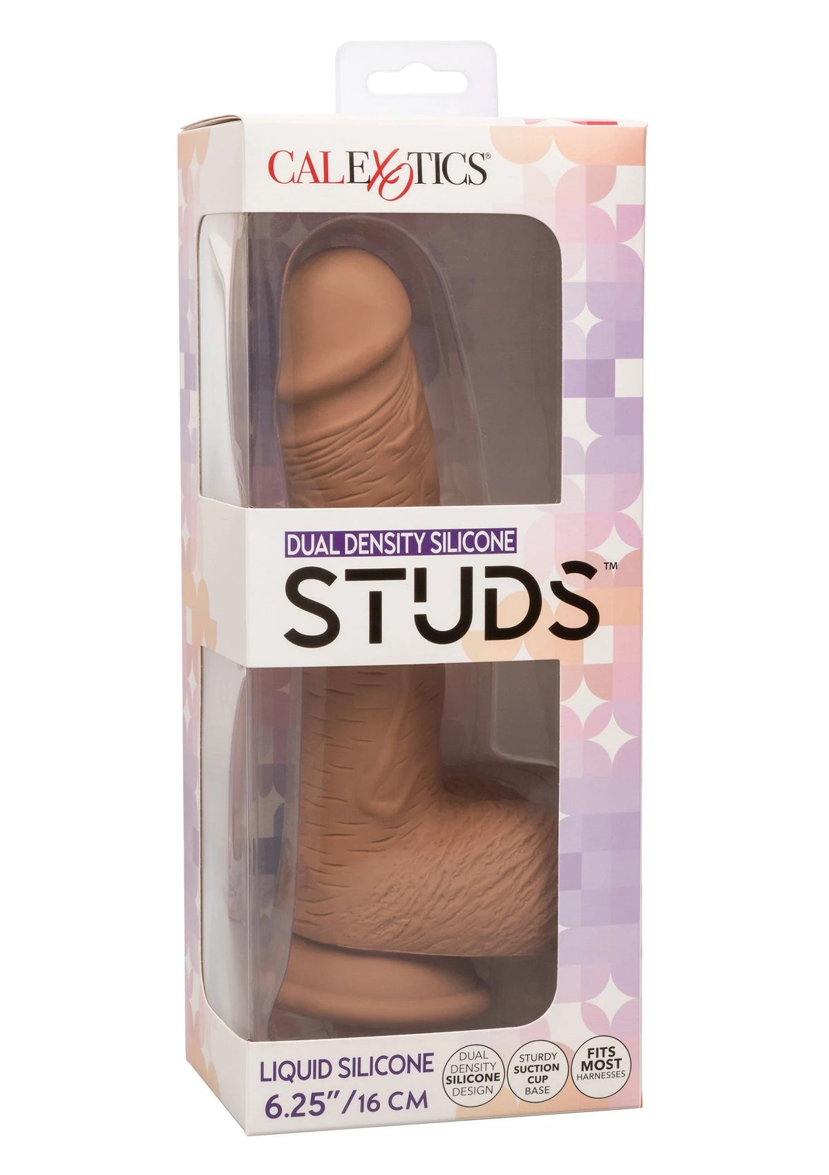 Bestel: Dual Density Silicone Stud Brown 6.25 inch by CalExotics - bij Happytoys: de erotische sex webshop | liever Happy dan Easy ⭐⭐⭐⭐⭐