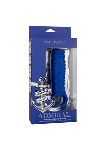 Bestel: Admiral Liquid Silicone Beaded Extension by CalExotics - bij Happytoys: de erotische sex webshop | liever Happy dan Easy ⭐⭐⭐⭐⭐