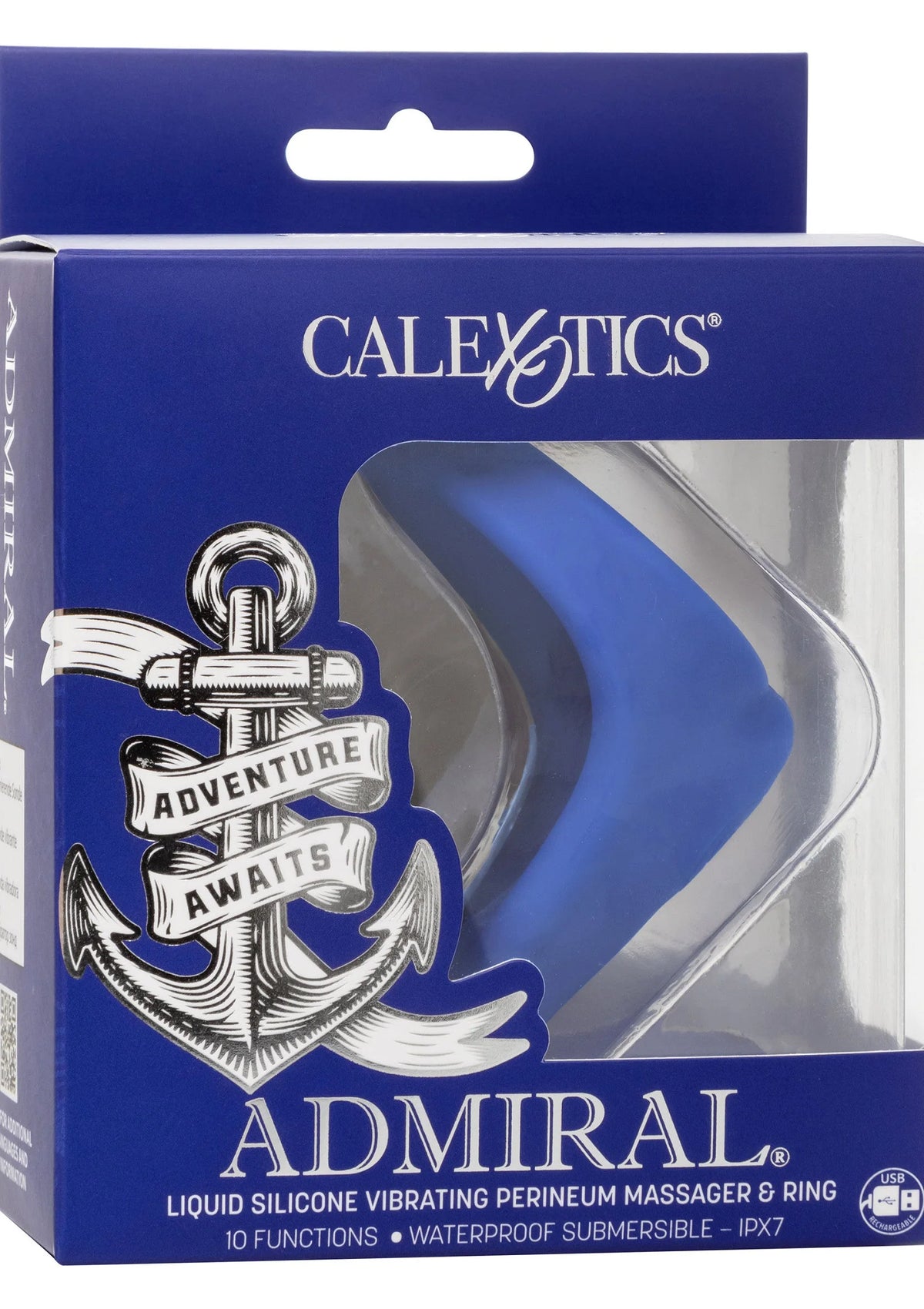 Bestel: Admiral Liquid Silicone Vibrating Perineum Massager & Ring by CalExotics Admiral - bij Happytoys: de erotische sex webshop | liever Happy dan Easy ⭐⭐⭐⭐⭐