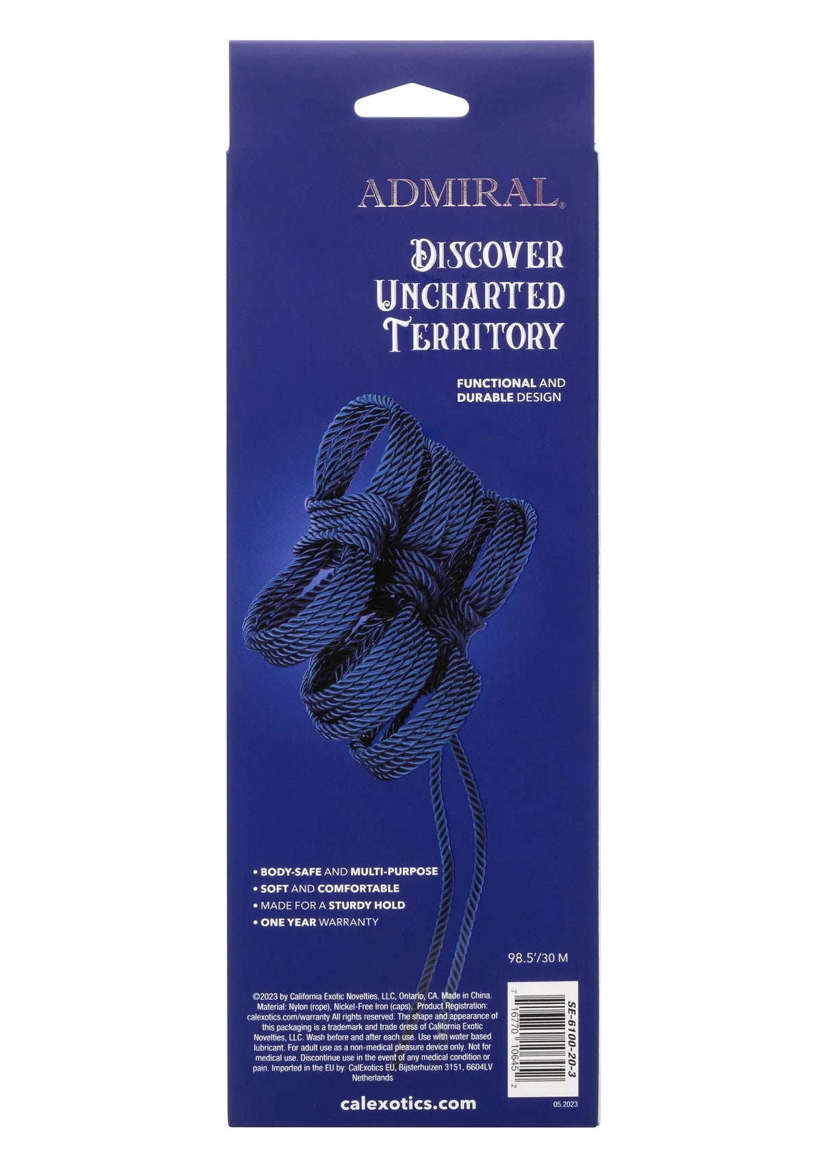 Bestel: Admiral Rope 98.5’/30 M by CalExotics - bij Happytoys: de erotische sex webshop | liever Happy dan Easy ⭐⭐⭐⭐⭐