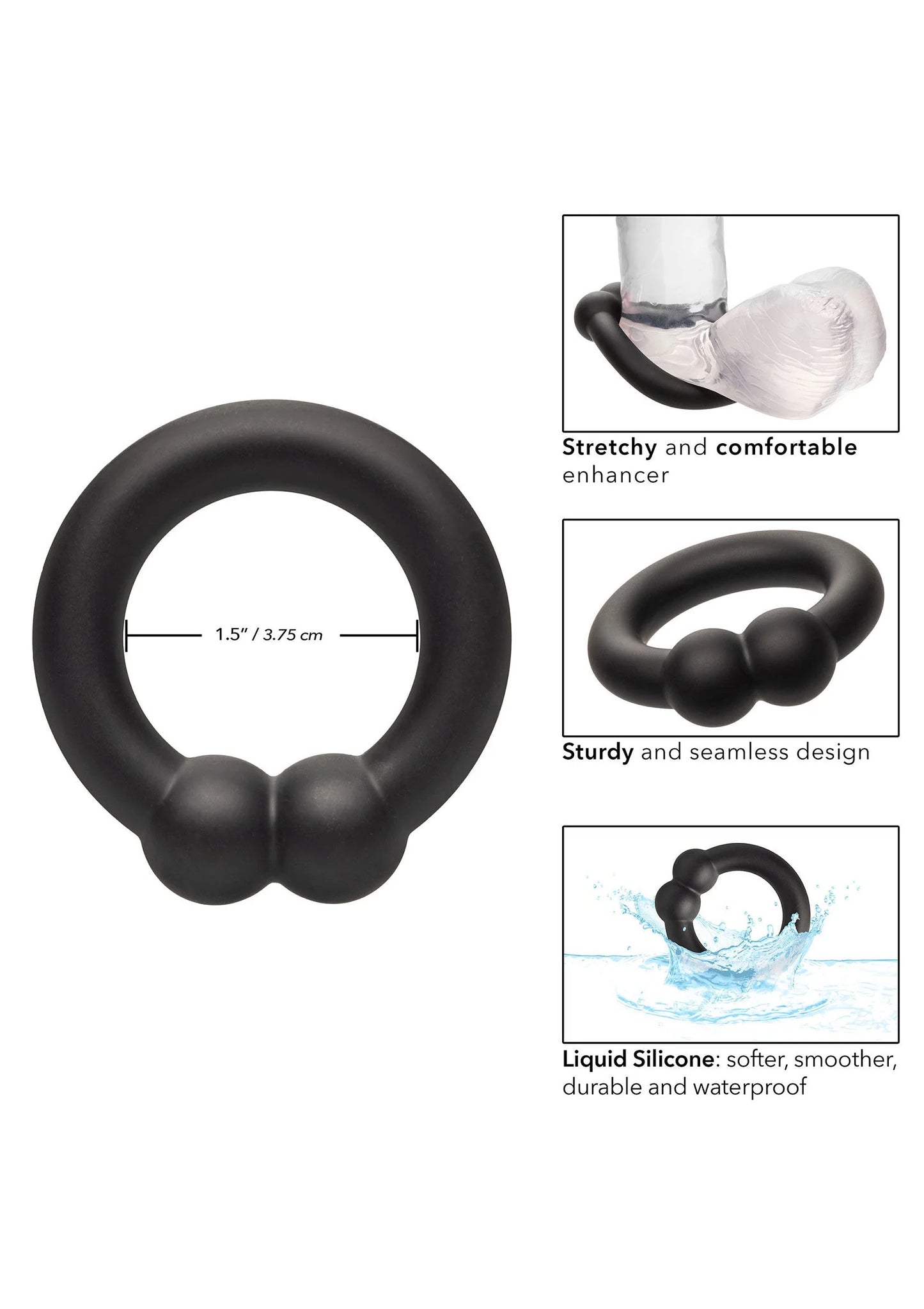 Beste vandaag nog: Alpha Muscle Ring by CalExotics Alpha - bij Happytoys Sexshop: online sex shop for Feeling Happy & Easy 😊