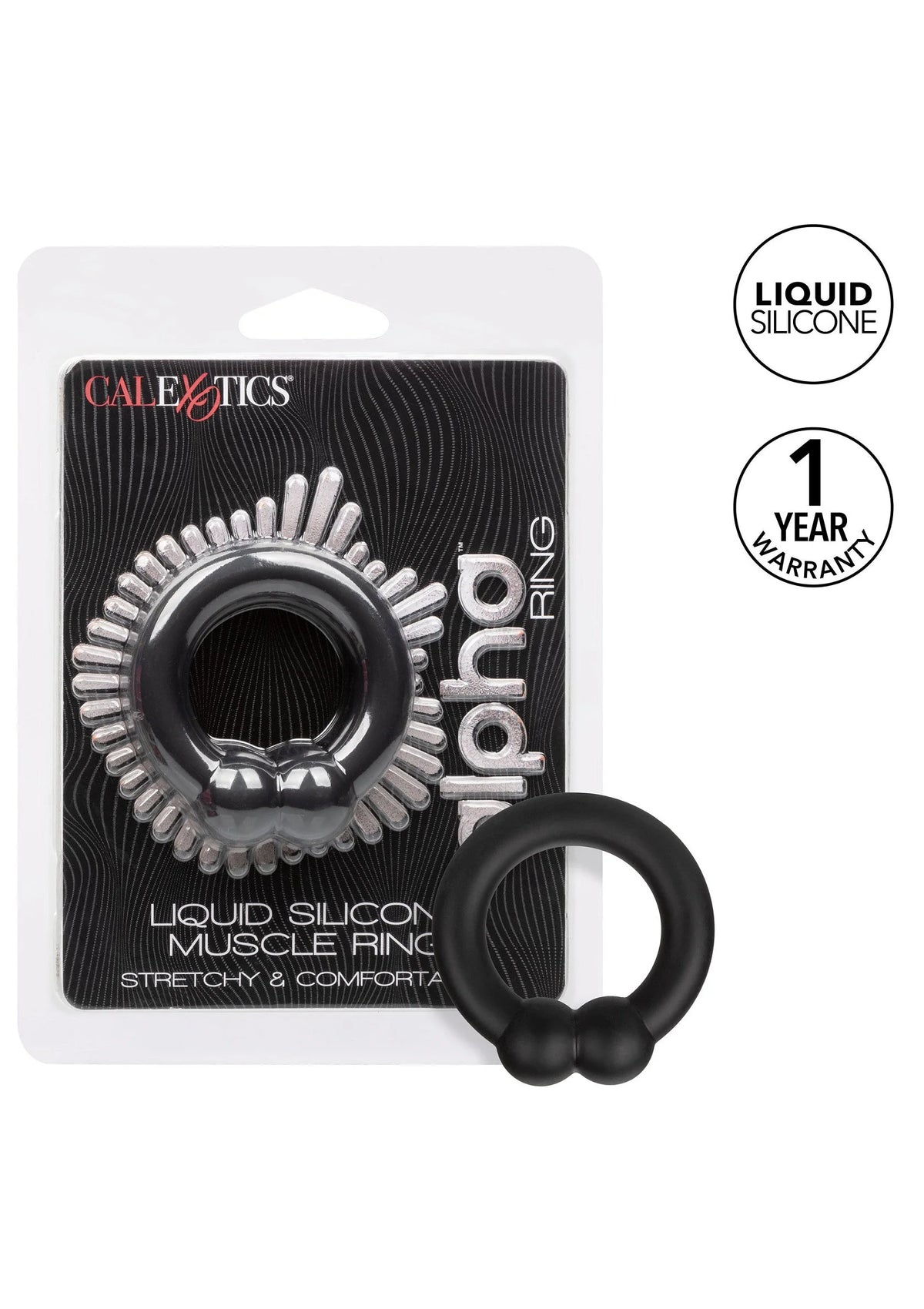 Beste vandaag nog: Alpha Muscle Ring by CalExotics Alpha - bij Happytoys Sexshop: online sex shop for Feeling Happy & Easy 😊
