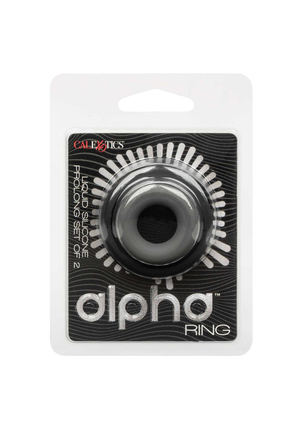 Alpha Prolong Set Of 2 cockrings by CalExotics Alpha
