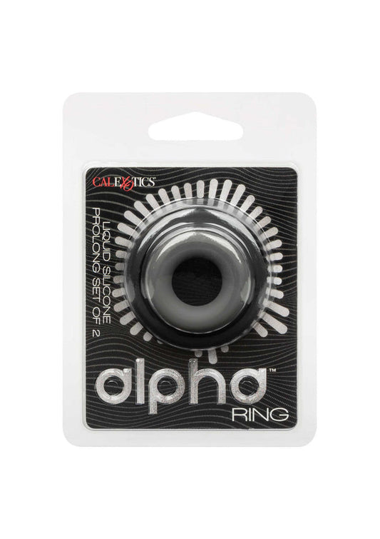 Alpha Prolong Set Of 2 cockrings by CalExotics Alpha