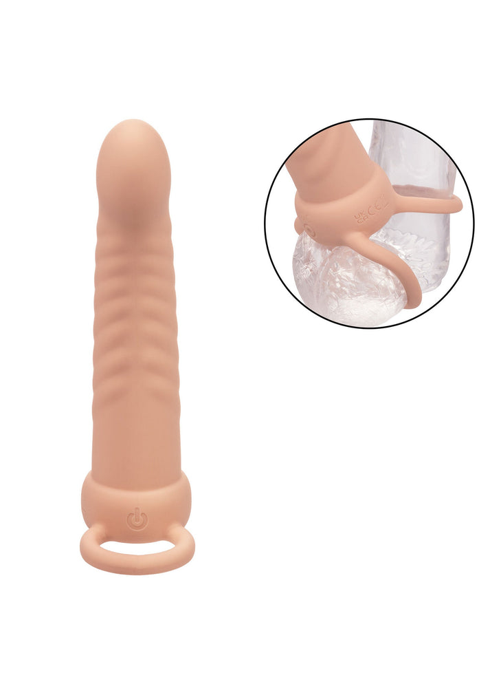 Ribbed Dual Penetrator by CalExotics Performance Maxx