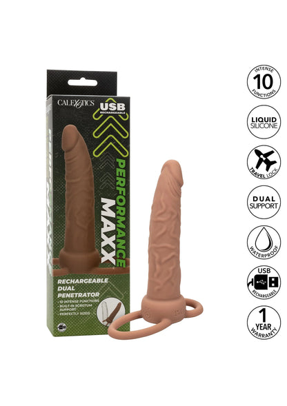 Bestel: Rechargeable Dual Penetrator by CalExotics - bij Happytoys: de erotische sex webshop | liever Happy dan Easy ⭐⭐⭐⭐⭐