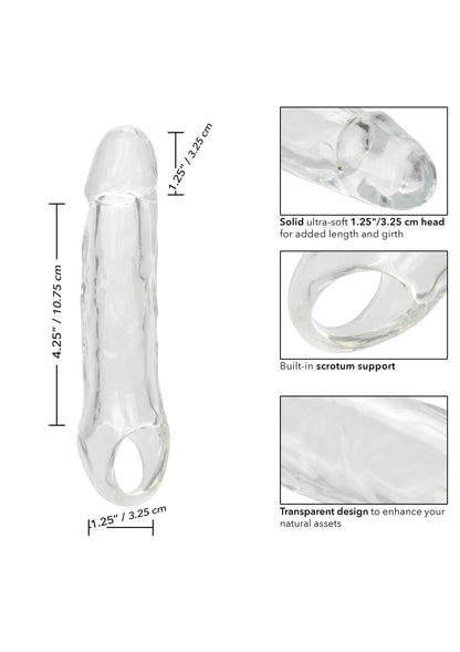 Bestel: Performance Maxx Clear Extension 5.5' by CalExotics - bij Happytoys: de erotische sex webshop | liever Happy dan Easy ⭐⭐⭐⭐⭐