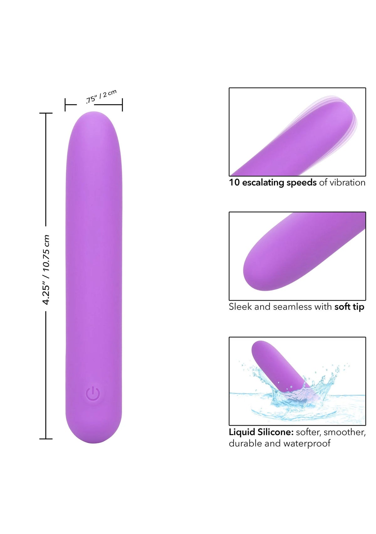 Bestel: Bliss Mini Vibrator - bij Happytoys: de erotische sex webshop | liever Happy dan Easy ⭐⭐⭐⭐⭐