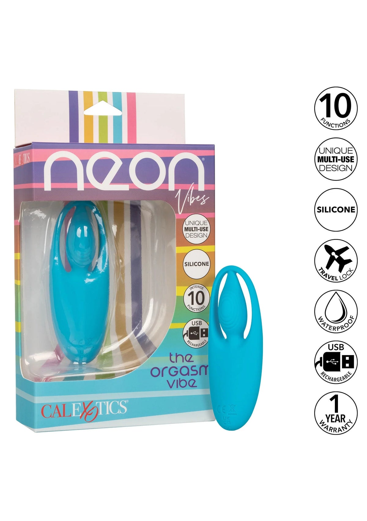 Bestel: Neon Vibes The Orgasm Vibe by CalExotics - bij Happytoys: de erotische sex webshop | liever Happy dan Easy ⭐⭐⭐⭐⭐