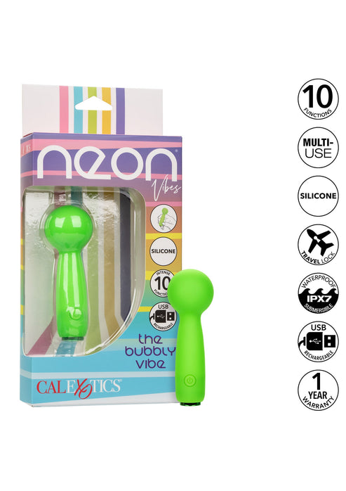 The Bubbly Vibrator by CalExotics Neon Vibes