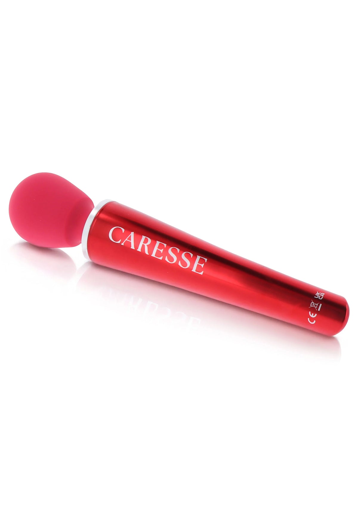 Bestel: Compact Wand Massager Red by Caresse - bij Happytoys: de erotische sex webshop | liever Happy dan Easy ⭐⭐⭐⭐⭐