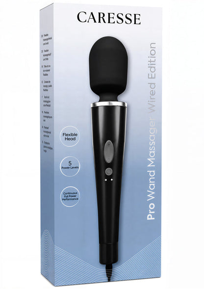 Pro Wand Wired 220V Massager by Caresse