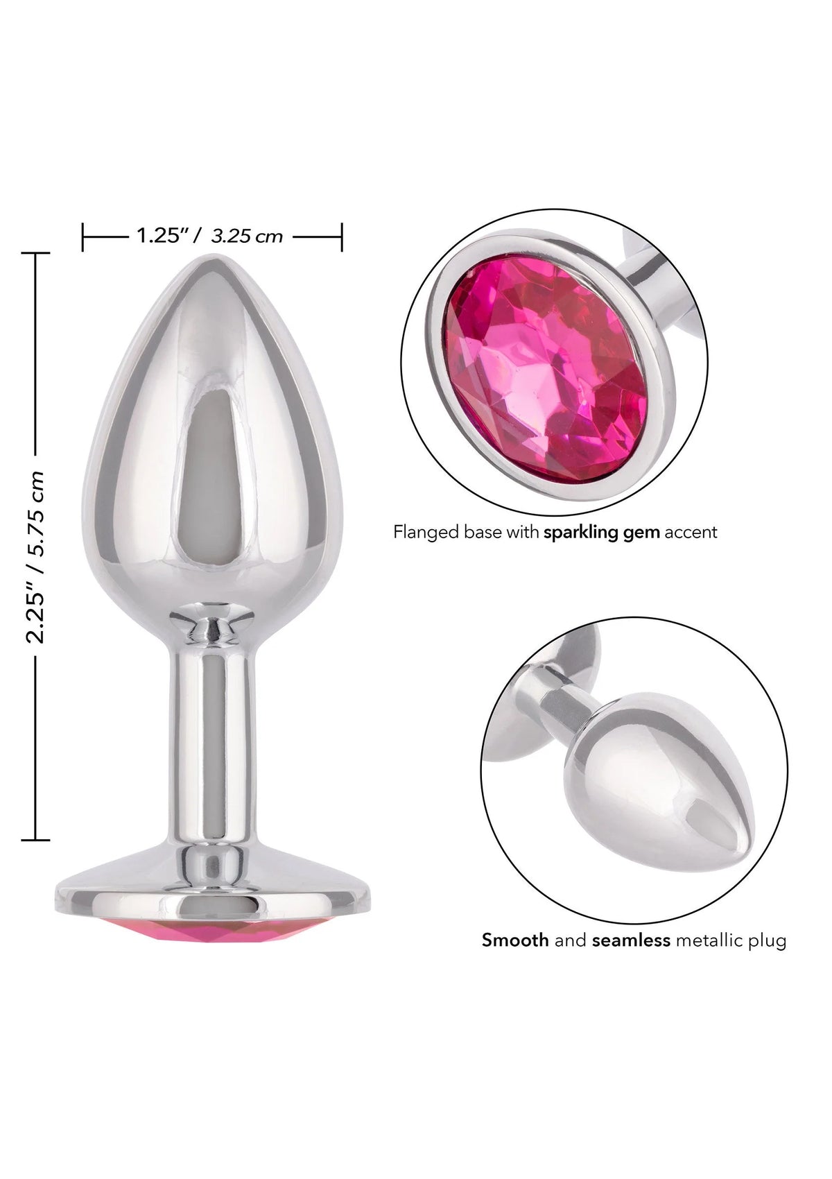 Beste vandaag nog: Jewel Small Rose Plug by CalExotics Jewel - bij Happytoys Sexshop: online sex shop for Feeling Happy & Easy 😊
