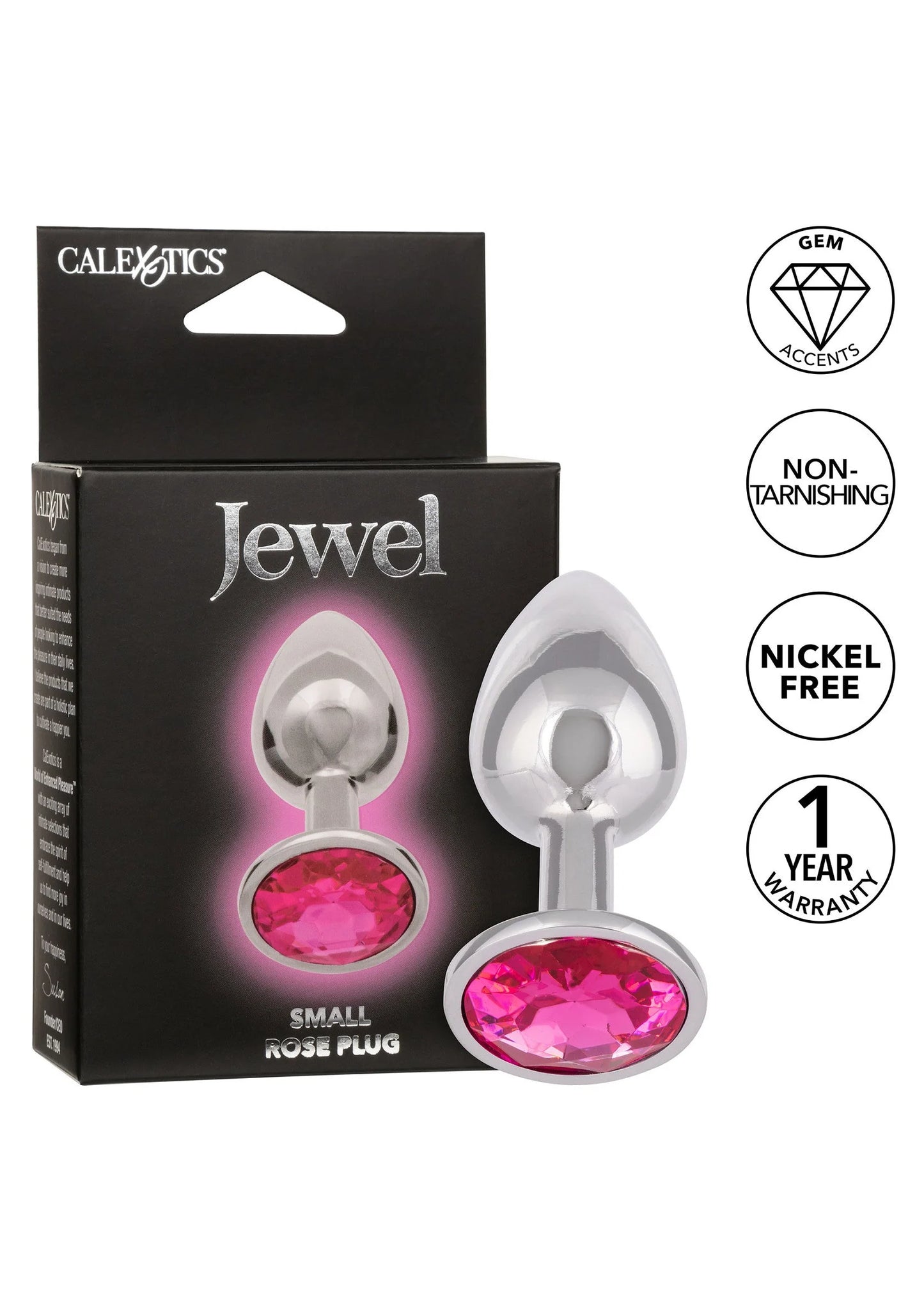 Beste vandaag nog: Jewel Small Rose Plug by CalExotics Jewel - bij Happytoys Sexshop: online sex shop for Feeling Happy & Easy 😊