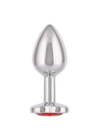 Bestel: Jewel Small Ruby Heart Plug by CalExotics - bij Happytoys: de erotische sex webshop | liever Happy dan Easy ⭐⭐⭐⭐⭐