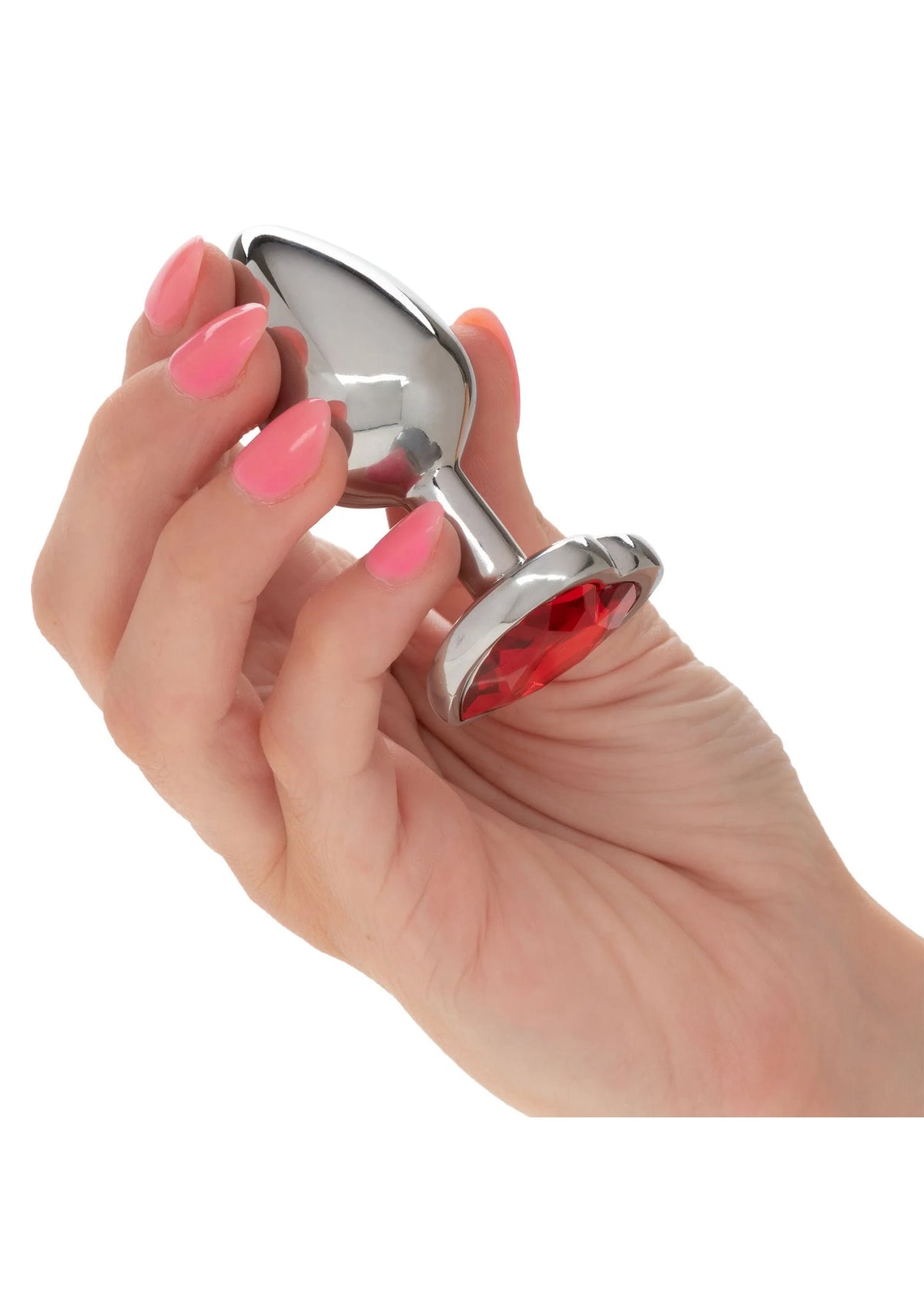 Bestel: Jewel Small Ruby Heart Plug by CalExotics - bij Happytoys: de erotische sex webshop | liever Happy dan Easy ⭐⭐⭐⭐⭐