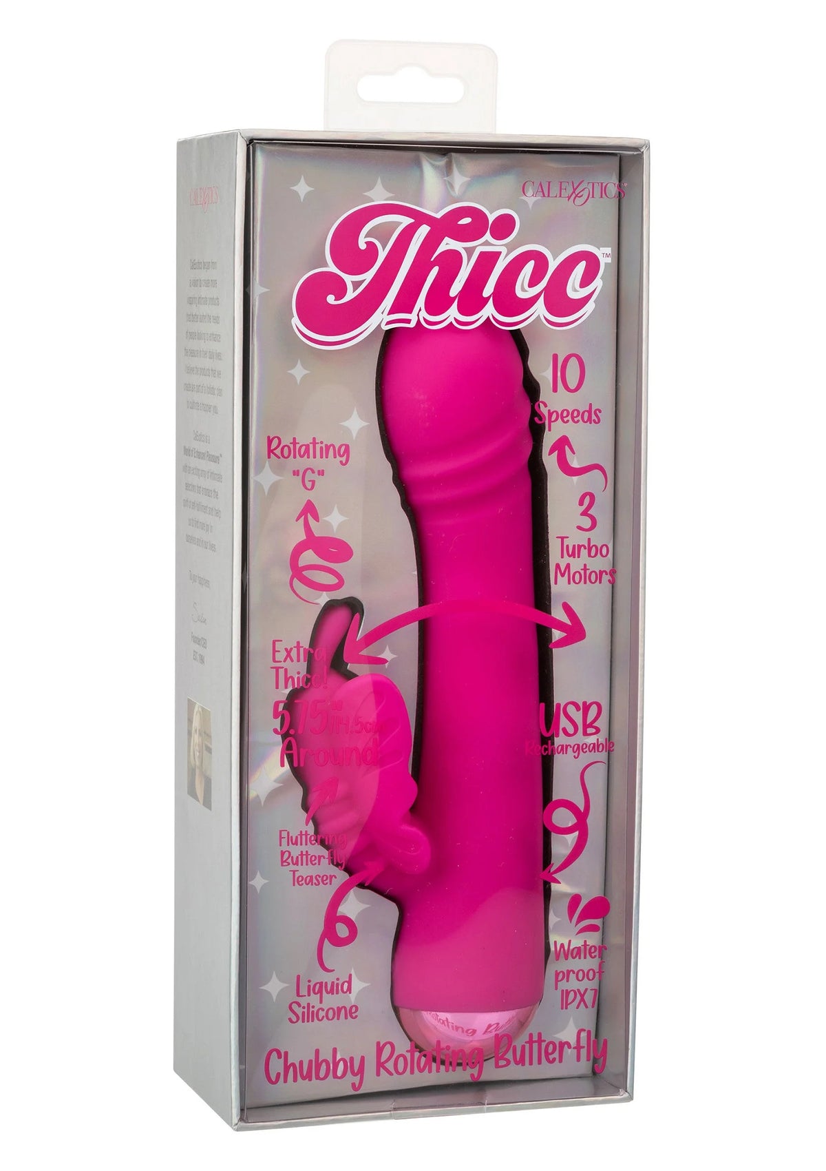Bestel: Thicc Rotating Butterfly by CalExotics - bij Happytoys: de erotische sex webshop | liever Happy dan Easy ⭐⭐⭐⭐⭐