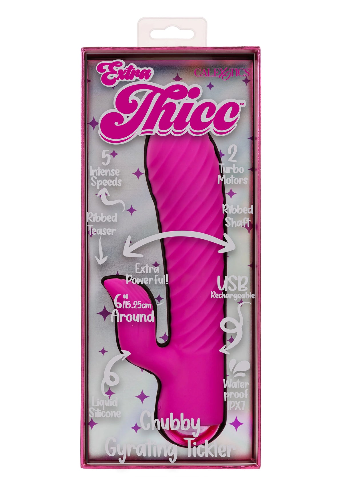 Thicc Chubby Gyrating Tickler by CalExotics Thicc