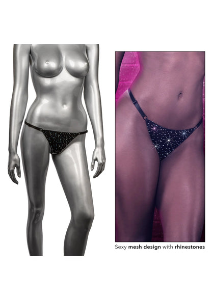 Bestel: Radiance Crotchless Thong by CalExotics - bij Happytoys: de erotische sex webshop | liever Happy dan Easy ⭐⭐⭐⭐⭐
