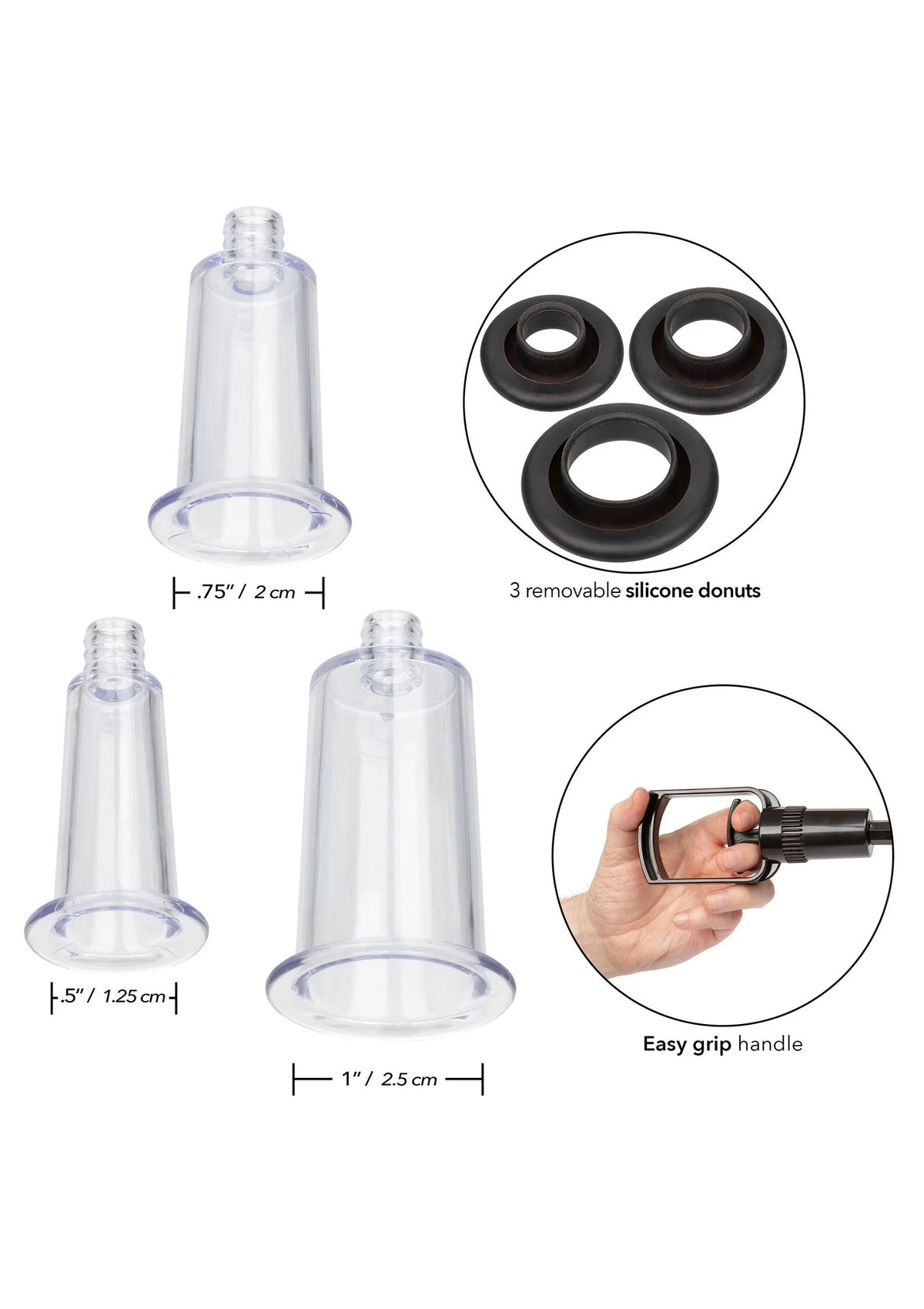 Bestel: Boundless Body Pump Kit by CalExotics - bij Happytoys: de erotische sex webshop | liever Happy dan Easy ⭐⭐⭐⭐⭐