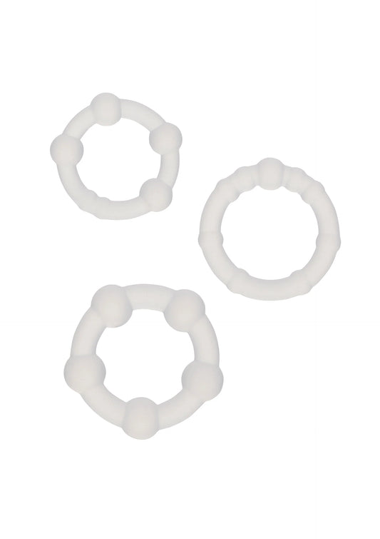 Bestel: Silicone Beaded Rings - bij Happytoys: de erotische sex webshop | liever Happy dan Easy ⭐⭐⭐⭐⭐ - Default Title - 16746 - CLEAR