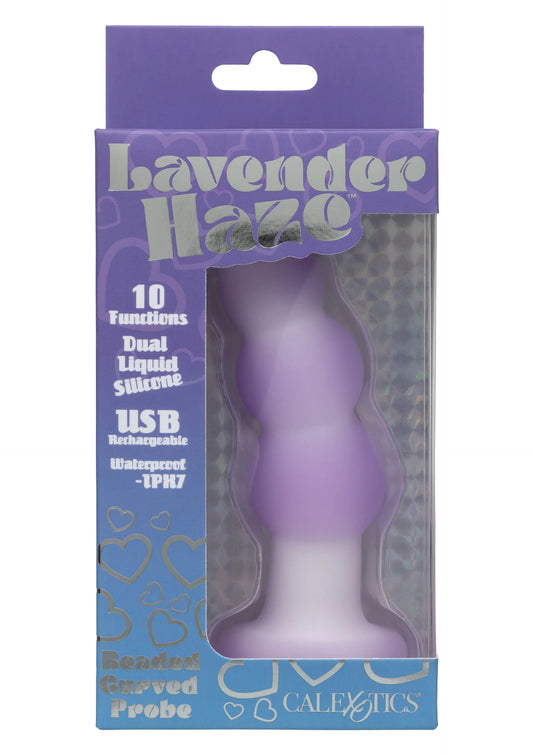 Beaded Curved Probe by CalExotics Lavender Haze