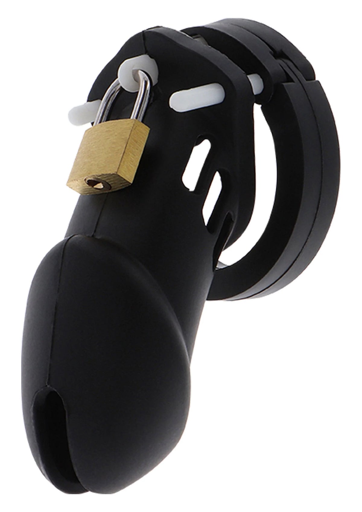 Bestel: Chastity Cock Cage Silicone Large by Hidden Desire Extreme - bij Happytoys.nl, happytoys.be, Happytoys.ae: erotische sex webshop | liever Happy dan Easy ⭐⭐⭐⭐⭐ - Default Title - 16823 - BLACK