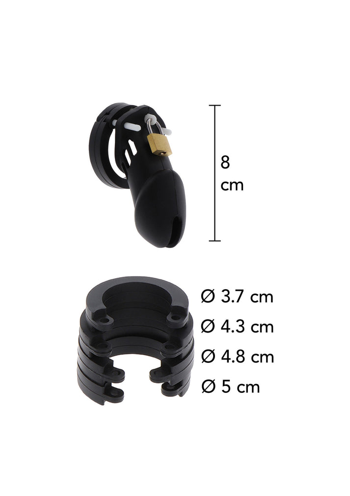 Chastity Cock Cage Silicone Large by Hidden Desire Extreme