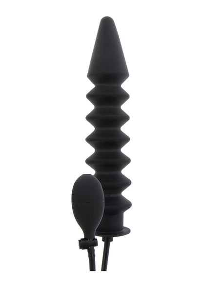 Inflatable Ribbed Plug Expert Buttplug by Hidden Desire Extreme