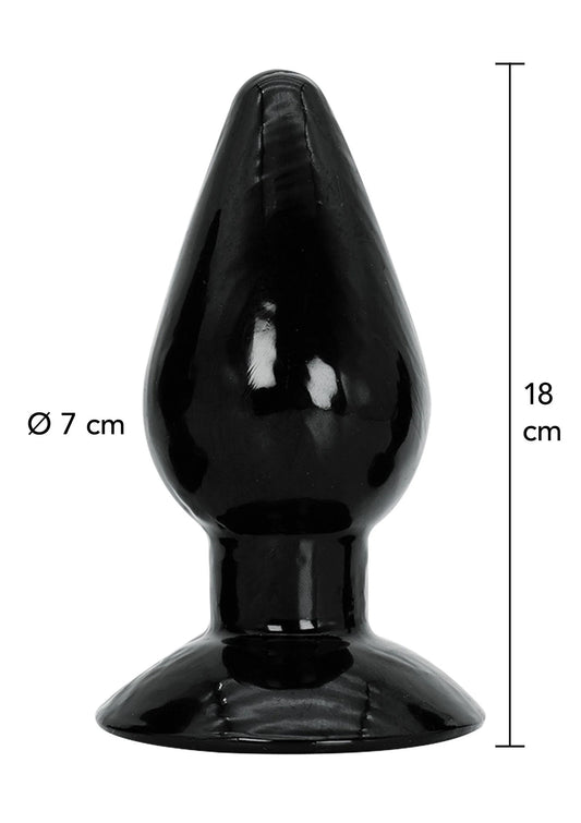 Bestel: Buttplug Extra Large 18 cm - bij Happytoys: de erotische sex webshop | liever Happy dan Easy ⭐⭐⭐⭐⭐ - Default Title - 16864 - BLACK