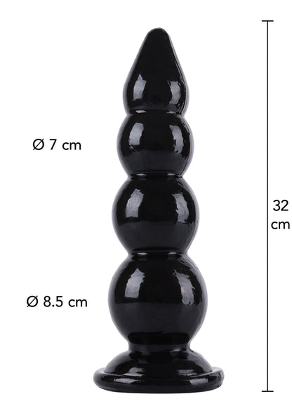 Bestel: Buttplug Balls 32 cm by Hidden Desire Extreme - bij Happytoys.nl, happytoys.be, Happytoys.ae: erotische sex webshop | liever Happy dan Easy ⭐⭐⭐⭐⭐ - Default Title - 16872 - BLACK