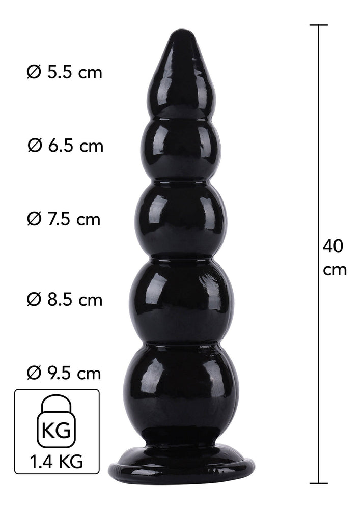 Bestel: Buttplug Balls 40 cm by Hidden Desire - bij Happytoys.nl, happytoys.be, Happytoys.ae: erotische sex webshop | liever Happy dan Easy ⭐⭐⭐⭐⭐ - Default Title - 16873 - BLACK
