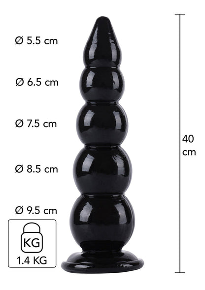 Bestel: Buttplug Balls 40 cm by Hidden Desire - bij Happytoys.nl, happytoys.be, Happytoys.ae: erotische sex webshop | liever Happy dan Easy ⭐⭐⭐⭐⭐ - Default Title - 16873 - BLACK