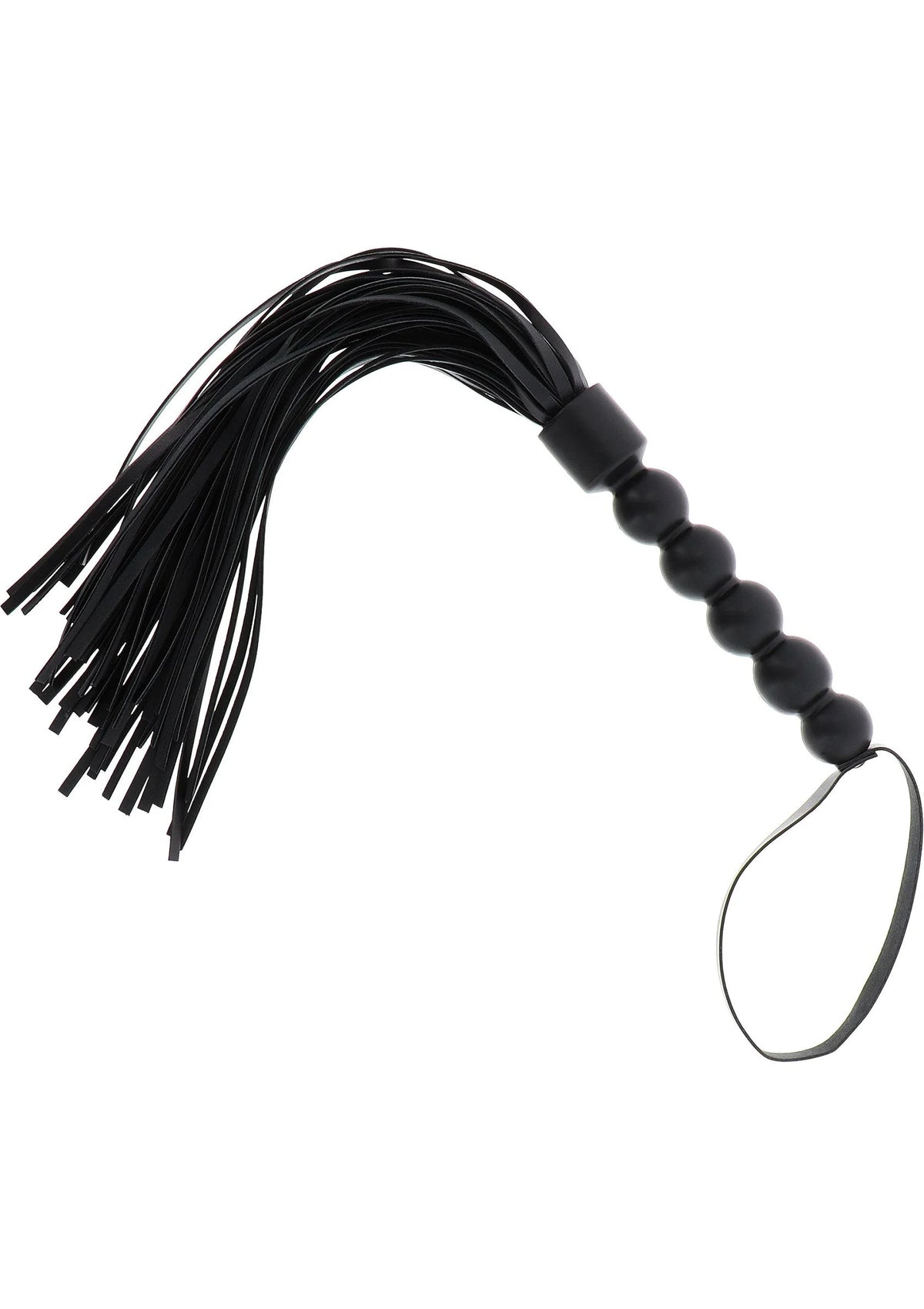 Bestel: Short Beaded Flogger Whip by Hidden Desire - bij Happytoys: de erotische sex webshop | liever Happy dan Easy ⭐⭐⭐⭐⭐ - Default Title - 16896 - BLACK