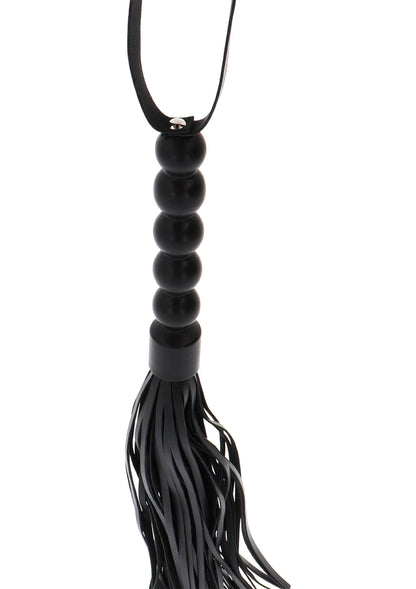 Bestel: Short Beaded Flogger Whip by Hidden Desire - bij Happytoys: de erotische sex webshop | liever Happy dan Easy ⭐⭐⭐⭐⭐