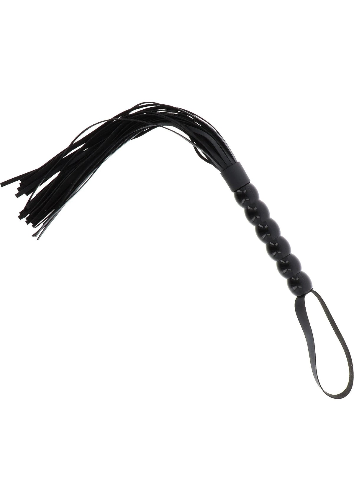 Bestel: Extreme Long Beaded Flogger Whip by Hidden Desire - bij Happytoys: de erotische sex webshop | liever Happy dan Easy ⭐⭐⭐⭐⭐ - Default Title - 16898 - BLACK