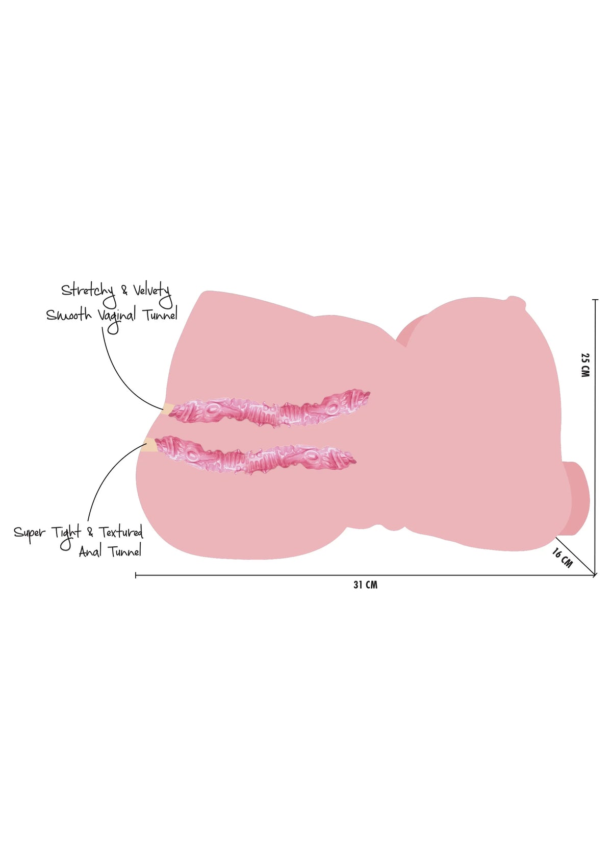 Bestel: Fat Fuck Queen 6 kg by Hidden Desire - bij Happytoys: de erotische sex webshop | liever Happy dan Easy ⭐⭐⭐⭐⭐