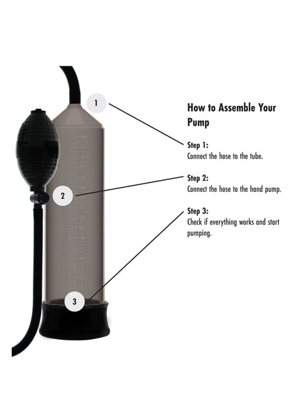Bestel: Fusion Starter Penis Pump Black by Hidden Desire - bij Happytoys: de erotische sex webshop | liever Happy dan Easy ⭐⭐⭐⭐⭐