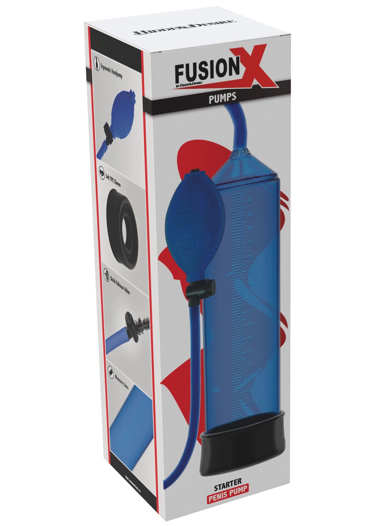 Bestel: Fusion Starter Penis Pump Clear by Hidden Desire - bij Happytoys: de erotische sex webshop | liever Happy dan Easy ⭐⭐⭐⭐⭐