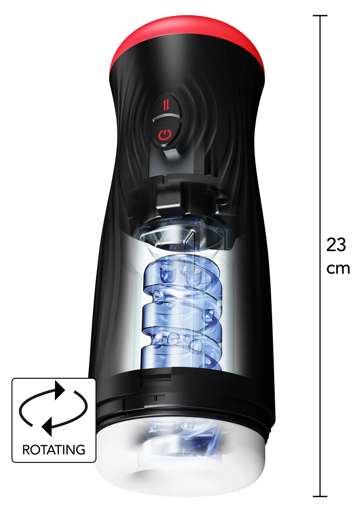 Bestel: Vortex Thrust Masturbator by Hidden Desire - bij Happytoys: de erotische sex webshop | liever Happy dan Easy ⭐⭐⭐⭐⭐ - Default Title - 16977 - BLACK