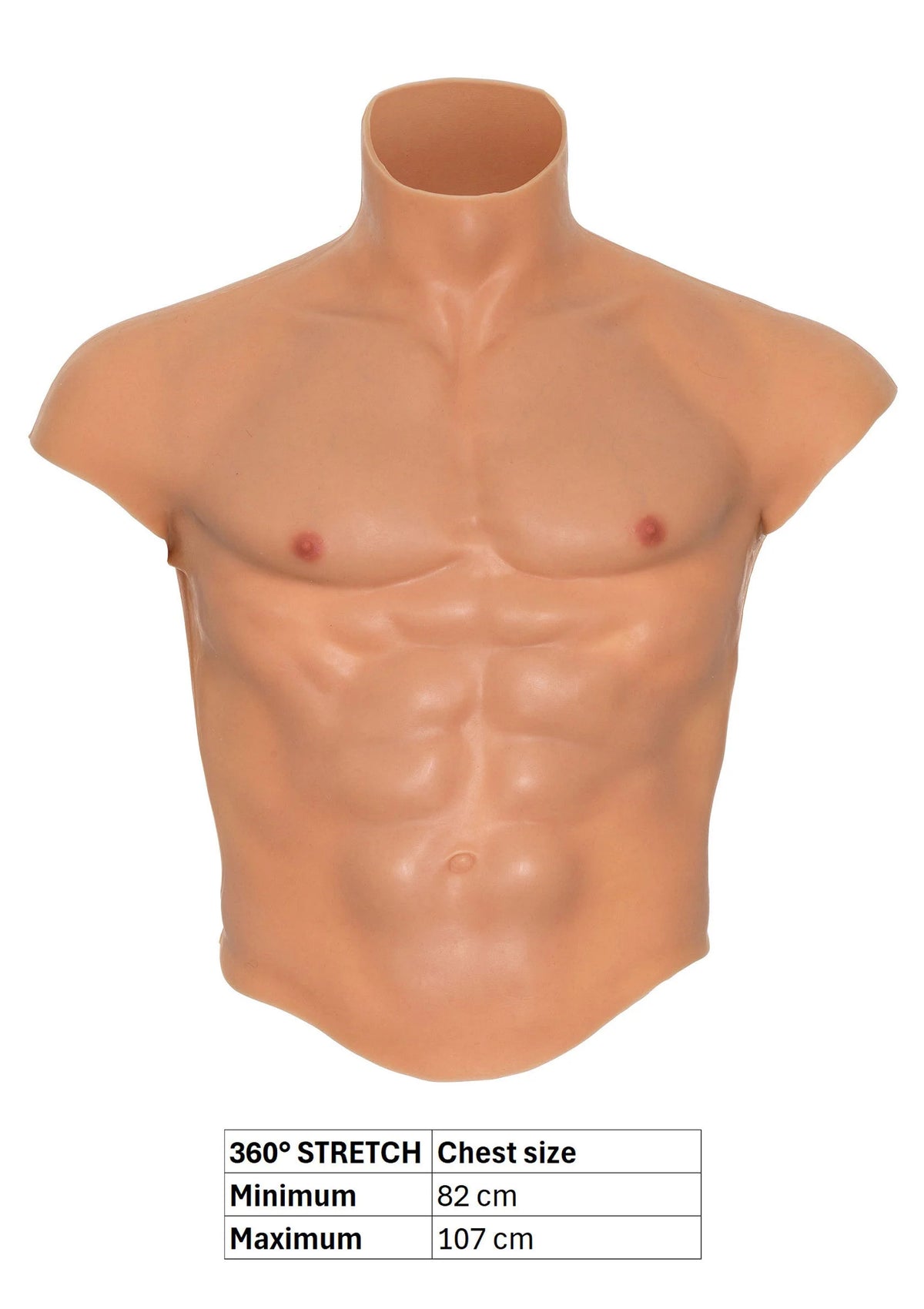 Bestel: Silicone Torso Pecs and Abs by Hidden Desire - bij Happytoys: de erotische sex webshop | liever Happy dan Easy ⭐⭐⭐⭐⭐