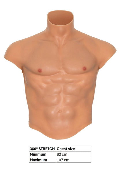 Bestel: Silicone Torso Pecs and Abs by Hidden Desire - bij Happytoys: de erotische sex webshop | liever Happy dan Easy ⭐⭐⭐⭐⭐