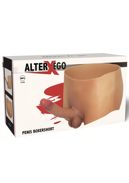 Bestel: Penis Boxershort S/M 18 cm Dildo by Hidden Desire - bij Happytoys: de erotische sex webshop | liever Happy dan Easy ⭐⭐⭐⭐⭐ - Default Title - 16993 - SKIN - S/M