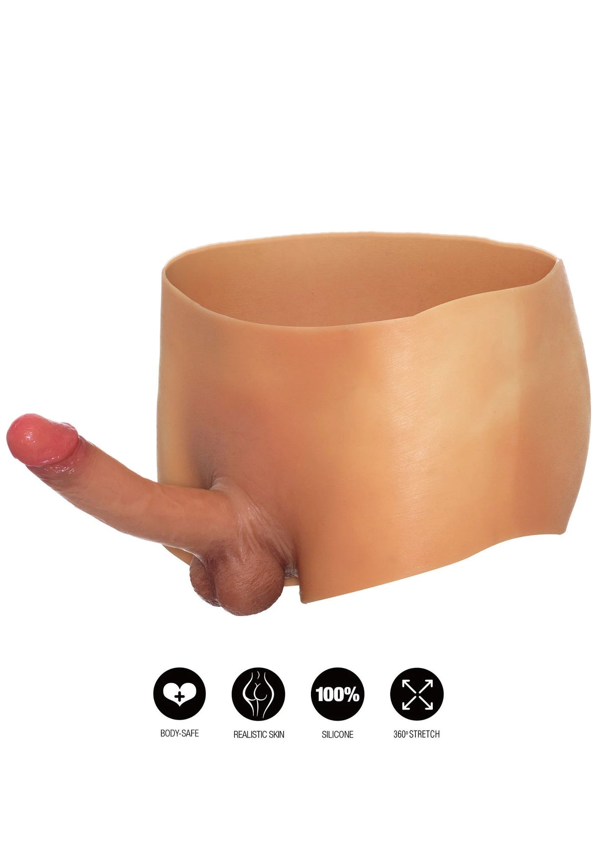 Bestel: Penis Boxershort S/M 18 cm Dildo by Hidden Desire - bij Happytoys: de erotische sex webshop | liever Happy dan Easy ⭐⭐⭐⭐⭐