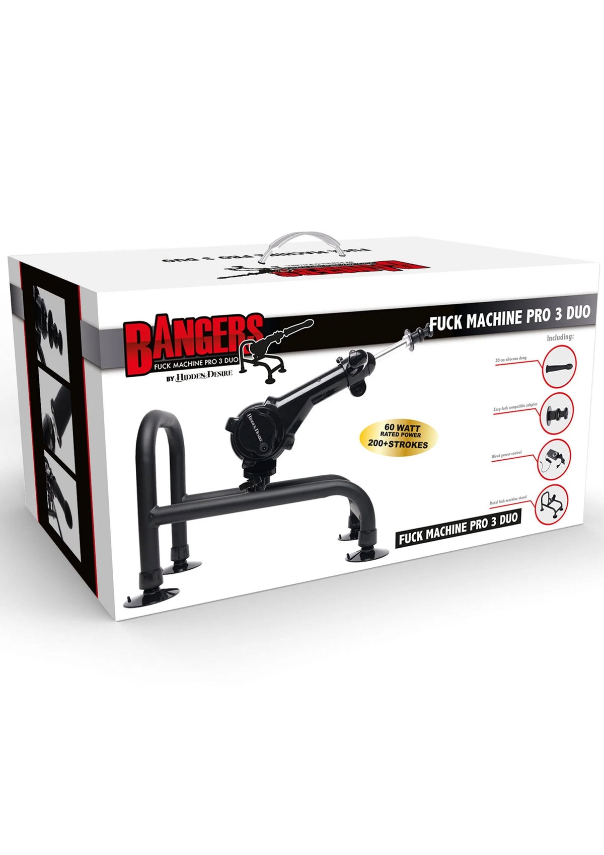 Bestel: Bangers Fuck Machine Pro 3 Duo by Hidden Desire - bij Happytoys: de erotische sex webshop | liever Happy dan Easy ⭐⭐⭐⭐⭐