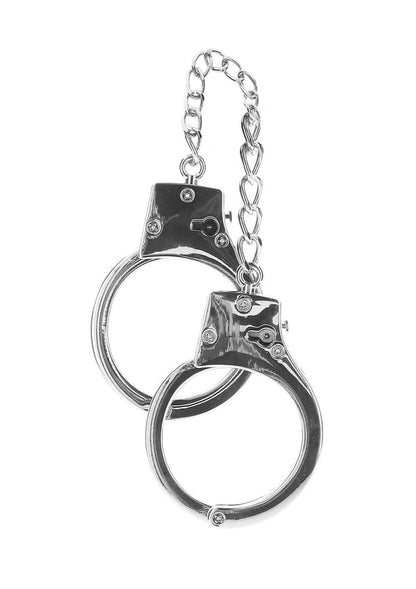 Silver Plated BDSM Handcuffs by Taboom Luxury Bondage Essentials